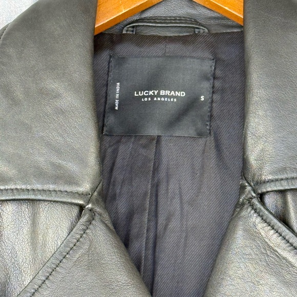 Luckily Brand Leather Moto Jacket - Picture 8 of 11